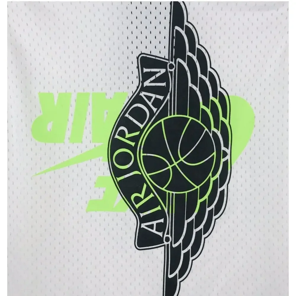 Nike Air Jordan Jumpman 23 Wings White Jersey MENS Medium New Fast Ship